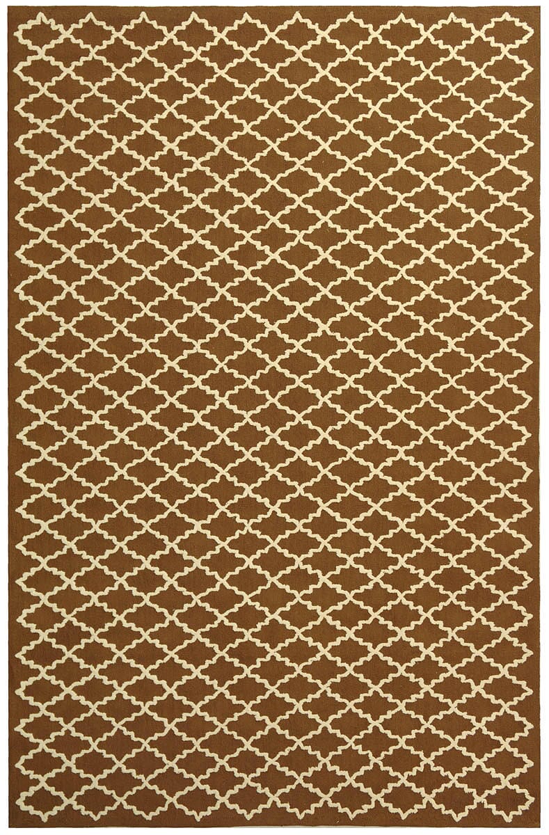 Safavieh Newport npt211c Chocolate / Ivory Geometric Area Rug