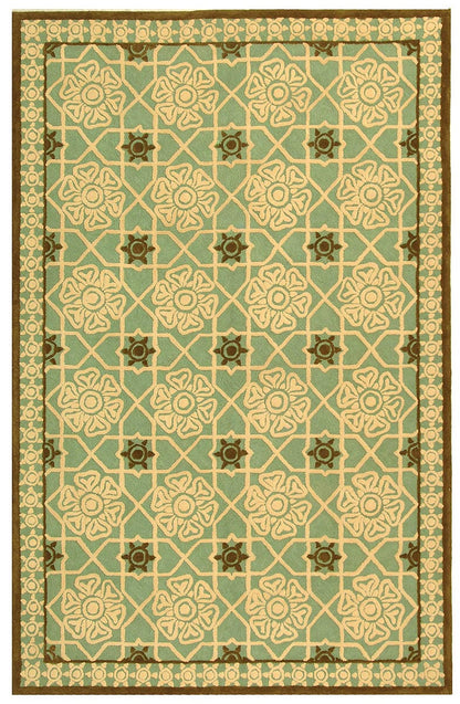 Safavieh Newport Npt423B Teal / Ivory Area Rug