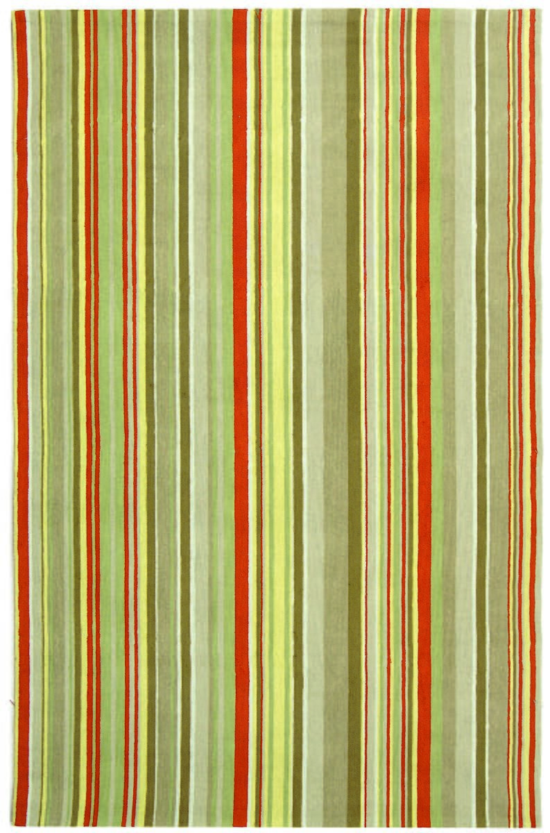 Safavieh Newport Npt424B Red / Multi Striped Area Rug