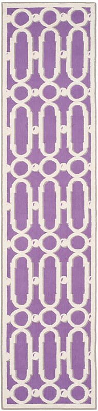 Safavieh Newport Npt434B Purple / White Geometric Area Rug