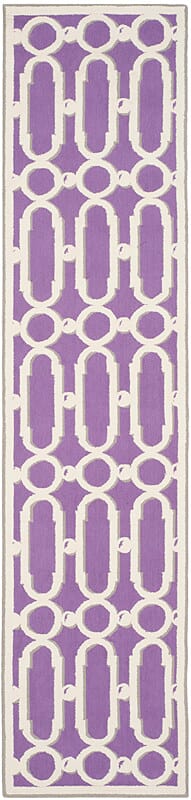 Safavieh Newport Npt434B Purple / White Geometric Area Rug