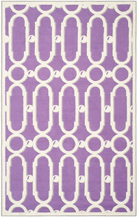 Safavieh Newport Npt434B Purple / White Geometric Area Rug