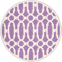 Safavieh Newport Npt434B Purple / White Geometric Area Rug