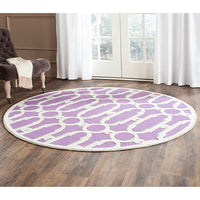 Safavieh Newport Npt434B Purple / White Geometric Area Rug