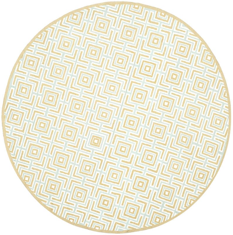 Safavieh Newport Npt438C Olive / Light Blue Geometric Area Rug