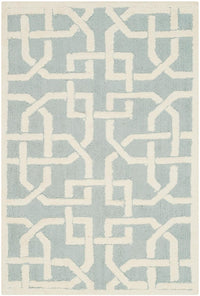 Safavieh Newport Npt441B Light Blue / White Geometric Area Rug