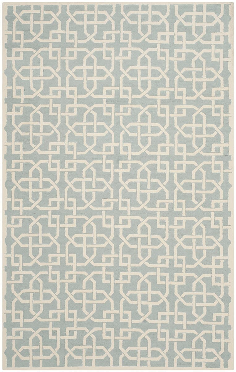 Safavieh Newport Npt441B Light Blue / White Geometric Area Rug