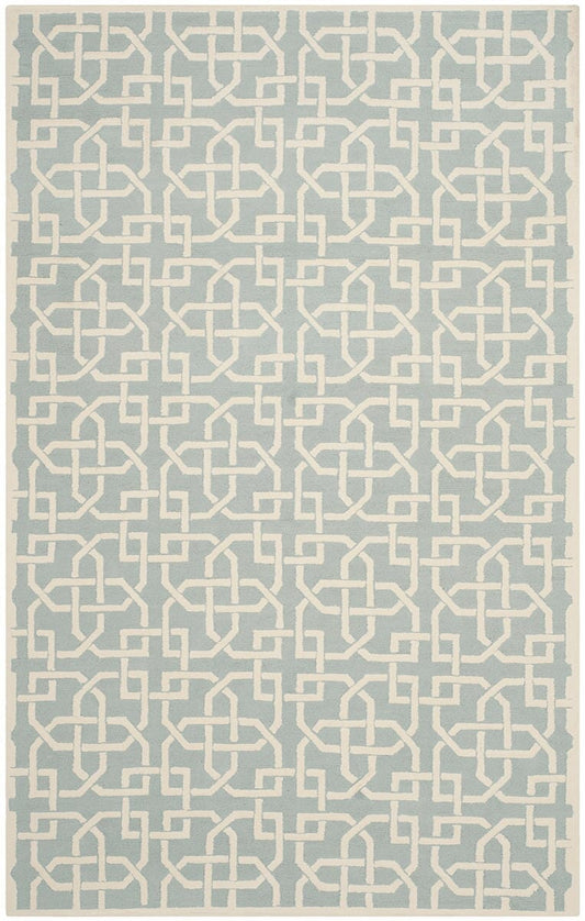 Safavieh Newport Npt441B Light Blue / White Geometric Area Rug