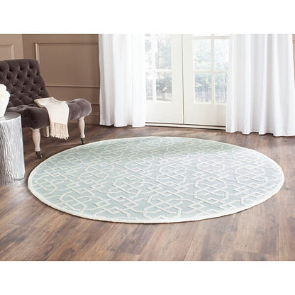 Safavieh Newport Npt441B Light Blue / White Geometric Area Rug