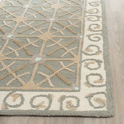 Safavieh Newport Npt443A Olive / Beige Geometric Area Rug