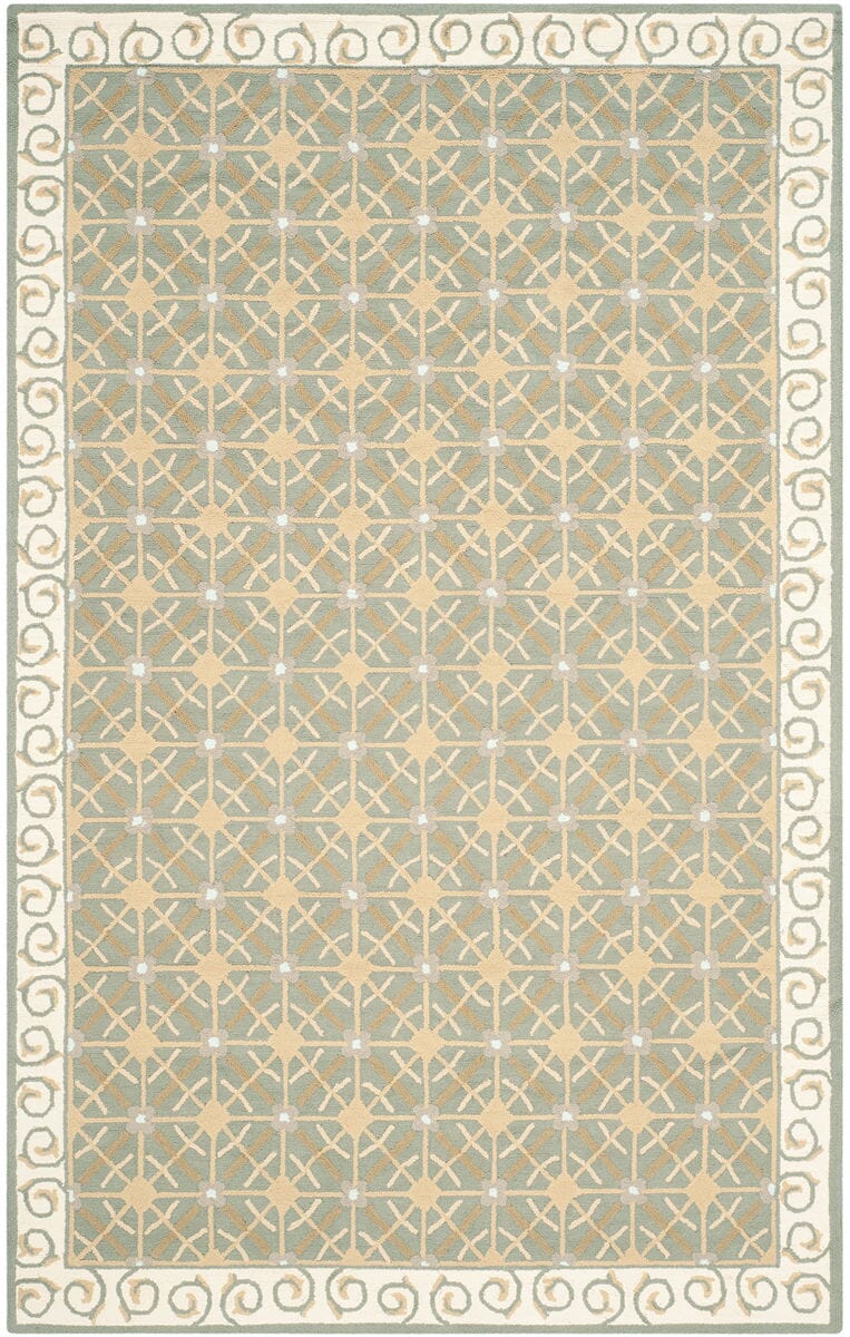 Safavieh Newport Npt443A Olive / Beige Geometric Area Rug