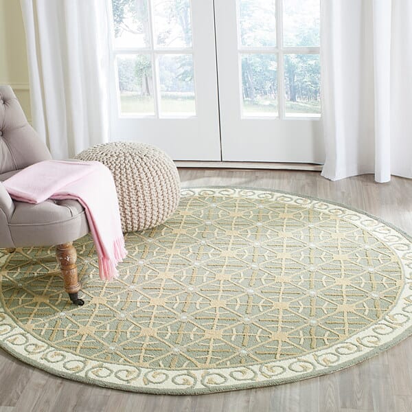 Safavieh Newport Npt443A Olive / Beige Geometric Area Rug