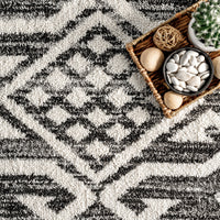 Nuloom Mikayla Tribal Nmi2940A Gray Area Rug