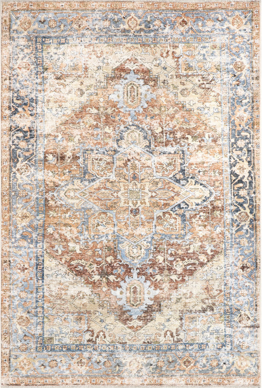 AreaRugs.com Wavaj Nwa1304A Rust Area Rug