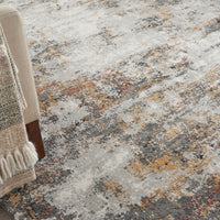 Nourison Tangra Tnr03 Grey/Multi Area Rug