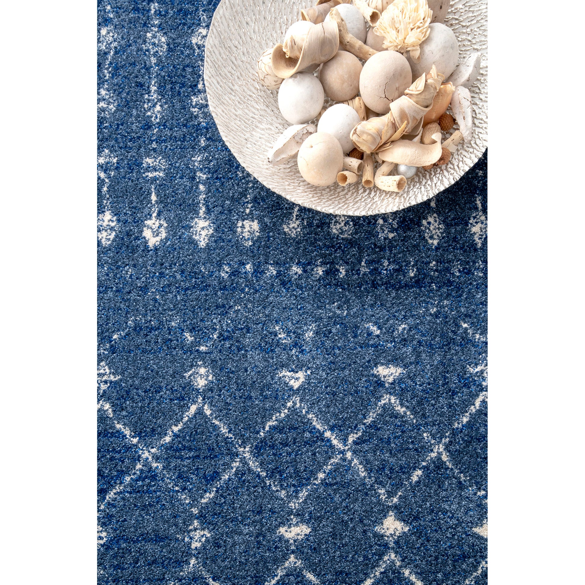 Nuloom Moroccan Blythe Nmo3123D Dark Blue Area Rug