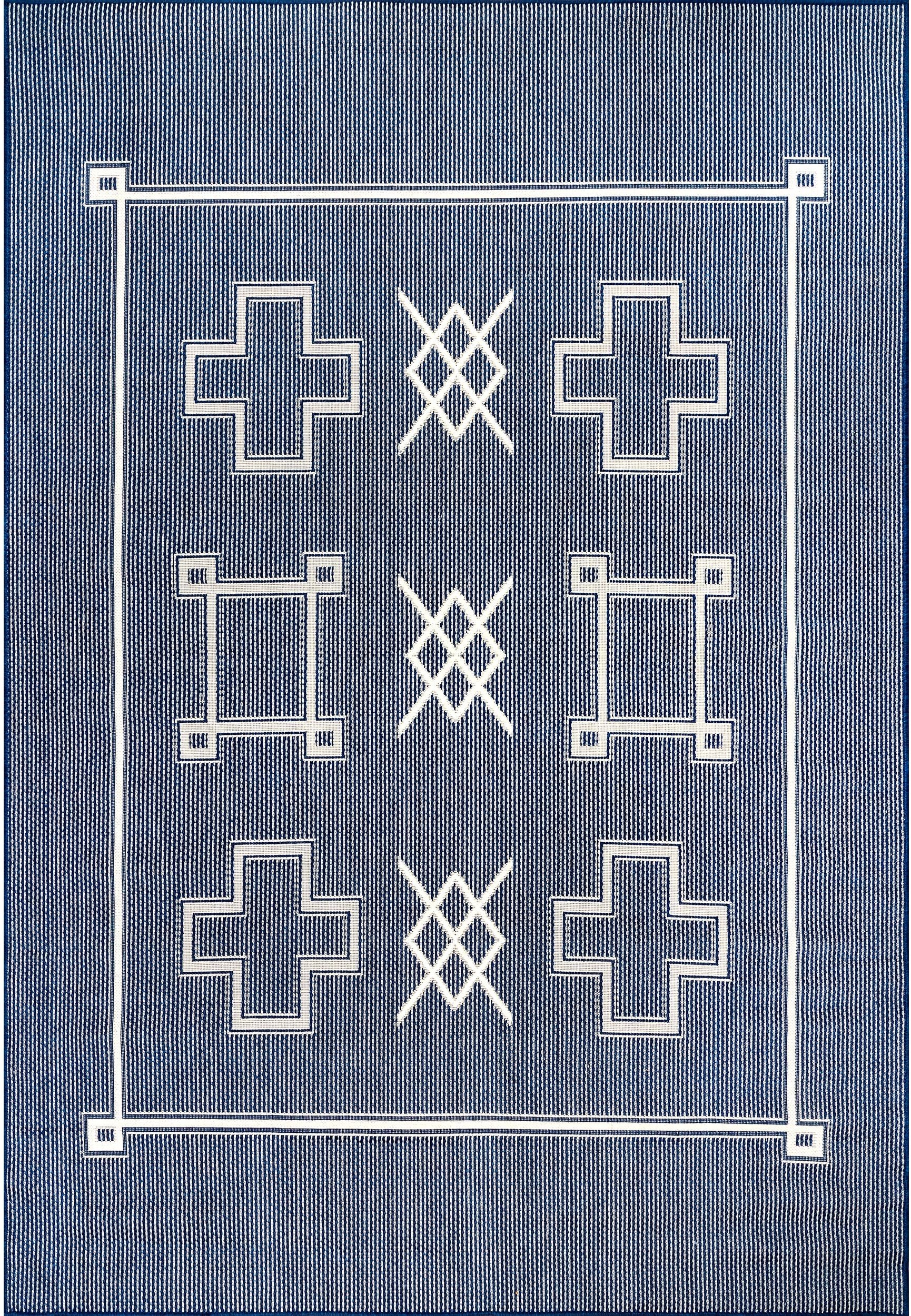 Nuloom Hillary Tribal Nhi1771A Navy Area Rug