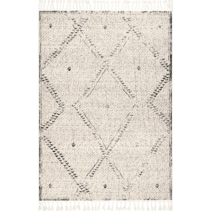 Nuloom Camilla Moroccan Nca3384A Ivory Area Rug