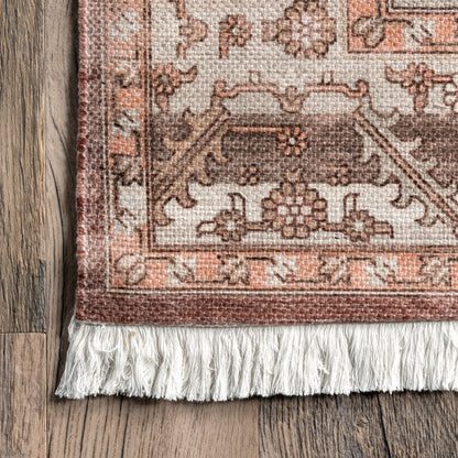 Nuloom Lorena Hand Nlo3415A Rust Area Rug