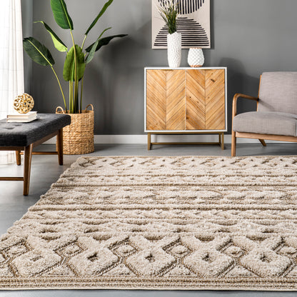 Nuloom Rebecca Textured Nre3003A Beige Area Rug