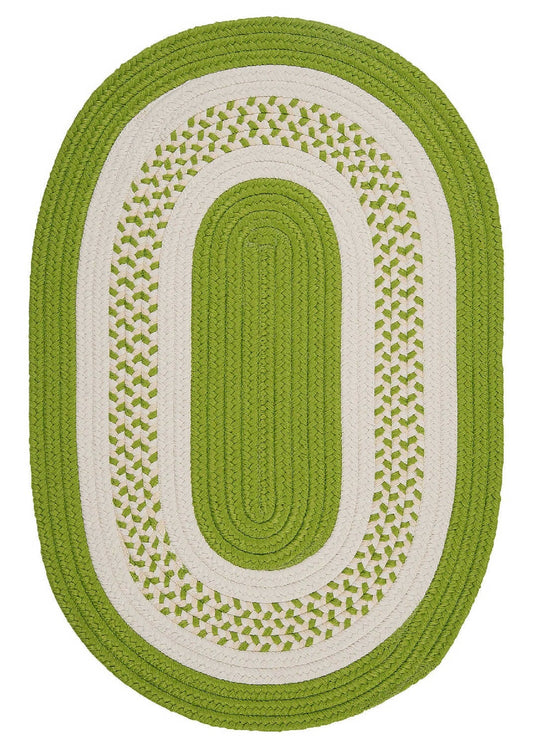 Colonial Mills Crescent Nt62 Bright Green / Green Area Rug