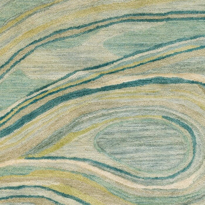 Surya Natural Affinity Nta-1000 Cream, Sea Foam, Sage, Mint, Lime Organic / Abstract Area Rug