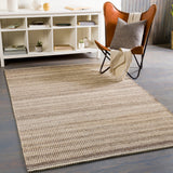 Surya Nottingham Ntm-2300 Dark Brown, Taupe, Medium Gray, Beige Rugs.