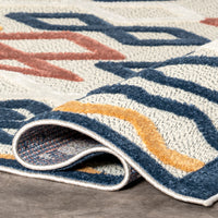 Nuloom Aiko Moroccan Nai2366A Blue Area Rug