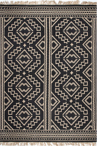 Nuloom Fawn Ethnic Nfa3419A Black Area Rug