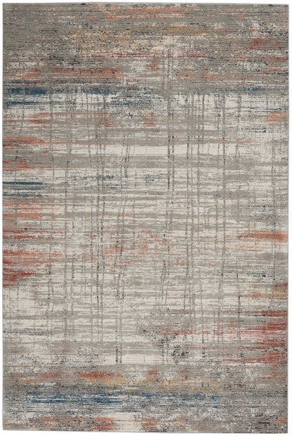 Nourison Rustic Textures Rus12 Grey/Multi Area Rug