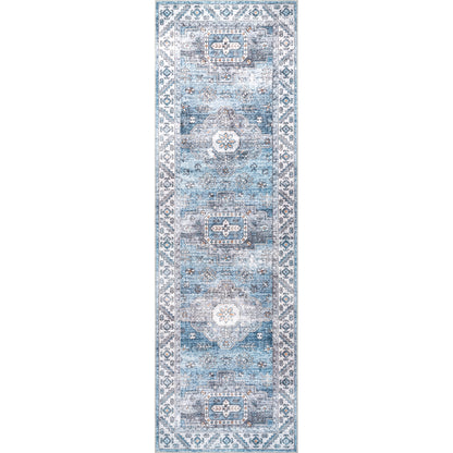 AreaRugs.com Wavaj Nwa1065A Blue Area Rug