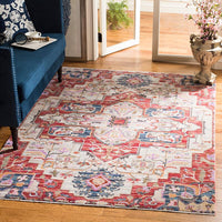 Safavieh Nirvana Nva132C Creme / Red Area Rug