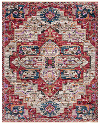 Safavieh Nirvana Nva132C Creme / Red Area Rug