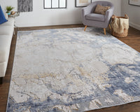 Feizy Laina 39G8F Blue/Multi Area Rug