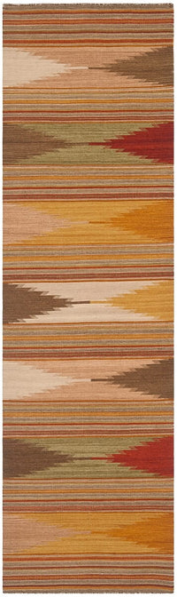 Safavieh Navajo Kilim Nvk175A Natural / Multi Southwestern Area Rug