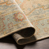 Surya Nirvana Nvn-2302 Dusty Coral, Mustard, Beige, Medium Gray Rugs.