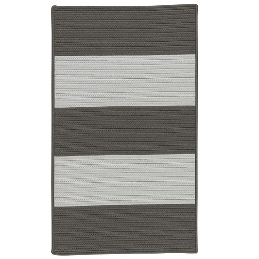 Colonial Mills Newport Textured Stripe Nw16 Greys Striped Area Rug