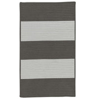 Colonial Mills Newport Textured Stripe Nw16 Greys Striped Area Rug