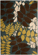 Safavieh Newbury Nwb8698-6525 Blue / Brown Rugs.