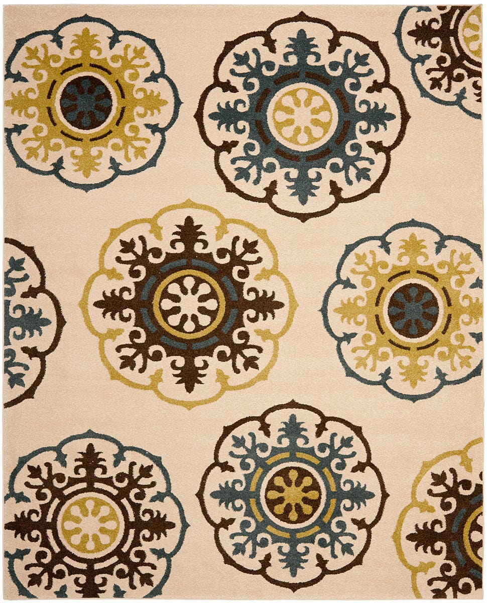 Safavieh Newbury Nwb8699-1265 Ivory / Blue Rugs.