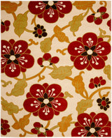 Safavieh Newbury Nwb8702-1240 Ivory / Red Rugs.