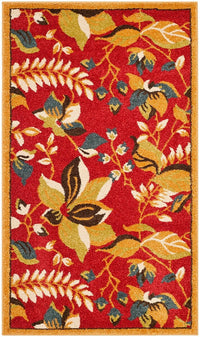 Safavieh Newbury Nwb8705-4020 Red / Gold Floral / Country Area Rug