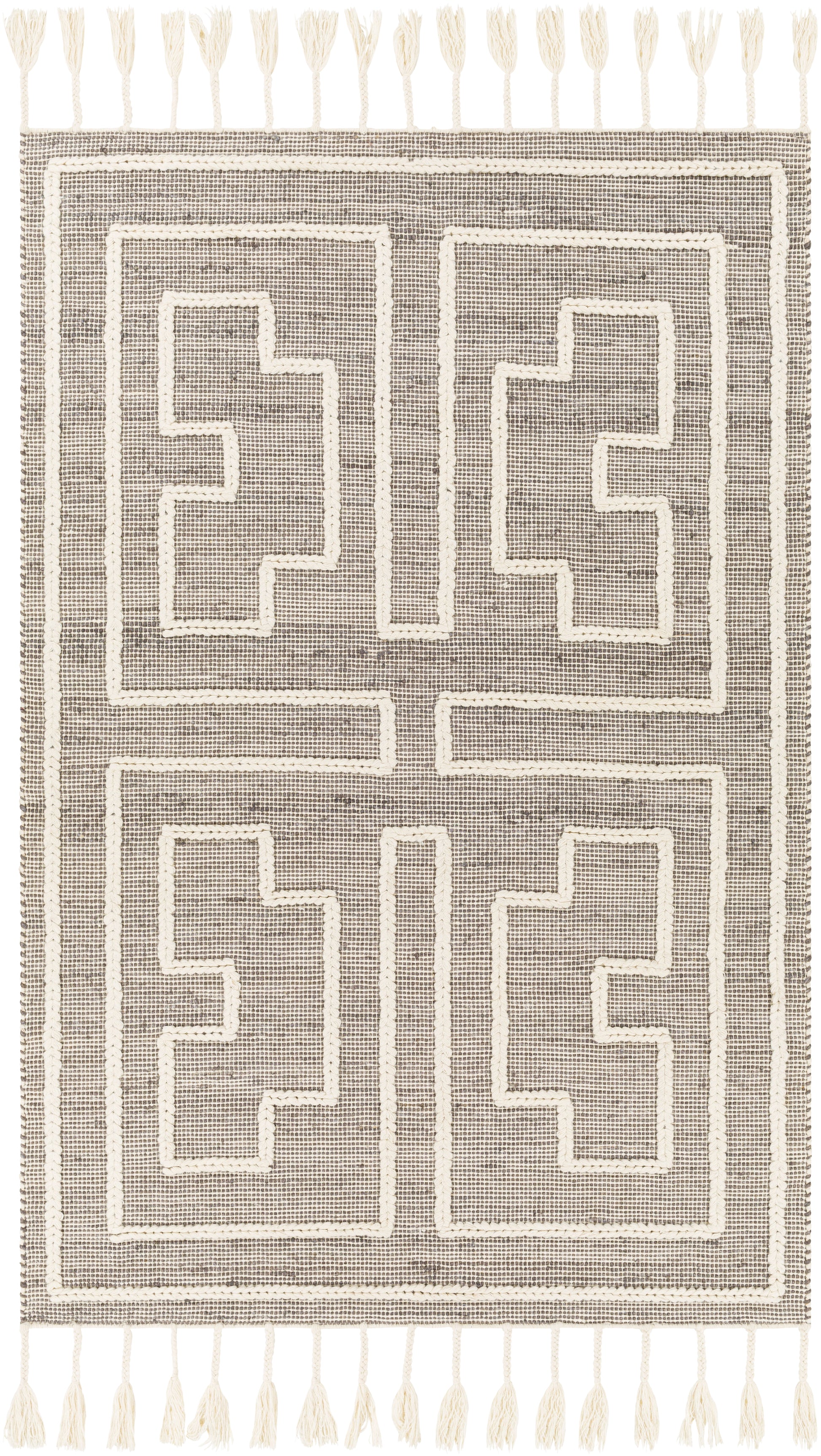 Surya Norwood Nwd-2302 Medium Gray, Cream Area Rug