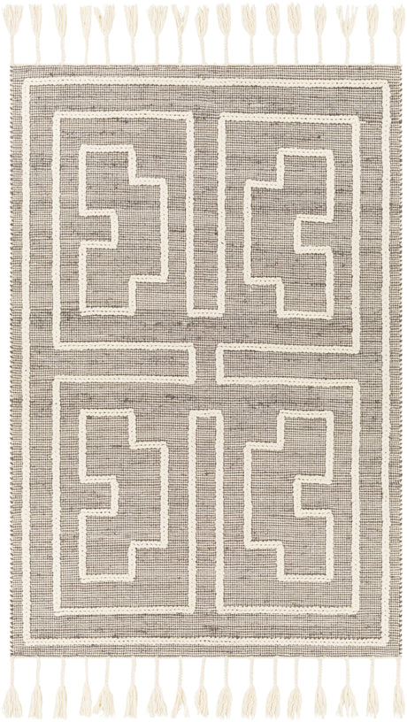 Surya Norwood Nwd-2302 Medium Gray, Cream Rugs.