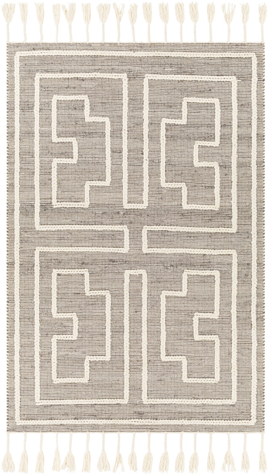 Surya Norwood Nwd-2302 Medium Gray, Cream Area Rug