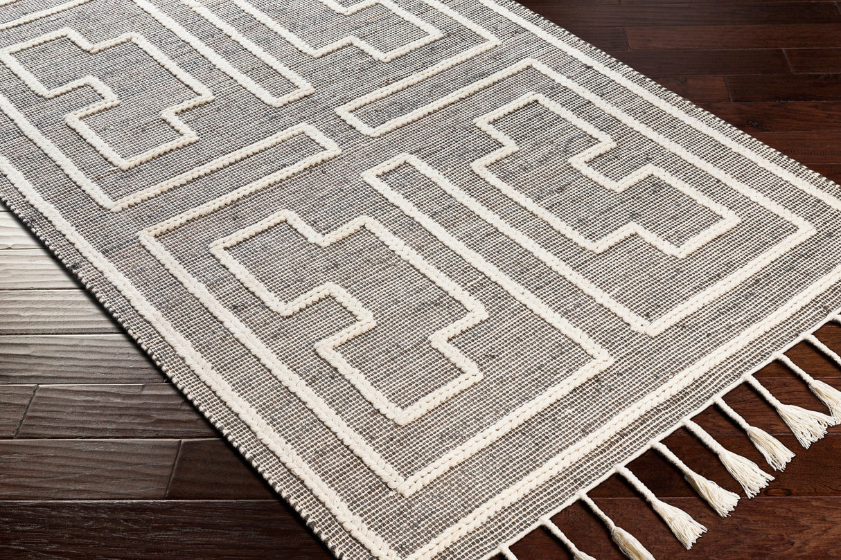 Surya Norwood Nwd-2302 Medium Gray, Cream Rugs.