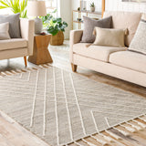 Surya Norwood Nwd-2303 Light Gray, Sage, Medium Gray, Taupe Rugs.