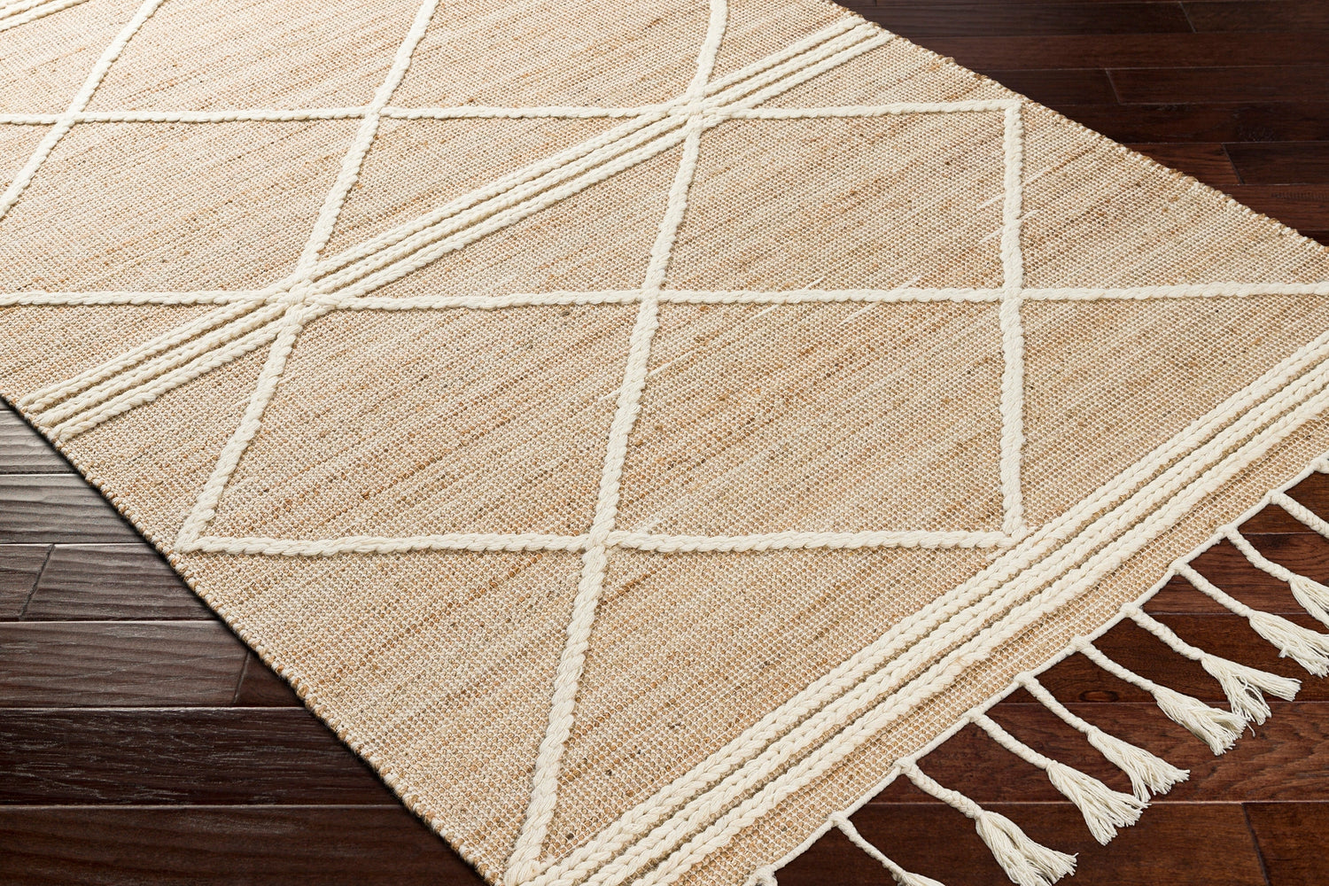 Surya Norwood Nwd-2304 Tan, Khaki, Cream Rugs.