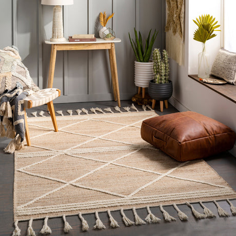 Surya Norwood Nwd-2304 Tan, Khaki, Cream Rugs.