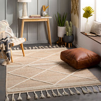 Surya Norwood Nwd-2304 Tan, Khaki, Cream Area Rug